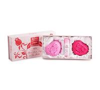 Set de regalo Rose - Hechas a mano. 100% glycerin Jabón 2 x 70gr & Bálsamo Lip 5 ml