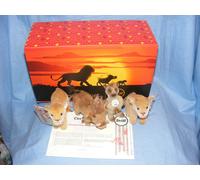 Set De Regalo Steiff Rey León Disney Edición Limitada En Caja Nuevo