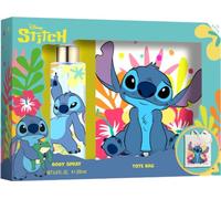 Set de regalo Stitch Body Spray 200 ml con fragancia tropical y bolsa, perfume infantil y bolsa, unisex para niños