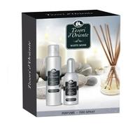 Set de regalo Tesori d'Oriente White Musk - Desodorante Aromatic Spray 150 ml + Perfume Aromatic 100 ml - Set Veltao Set