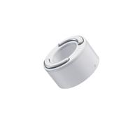 TheraFace PRO | Dispositivo 6 en 1 para el cuidado facial - Masaje con terapia percusiva - Microcorrientes - Luz LED roja y azul - De Therabody (Blanco - Anillos Frios y Callientes)