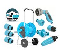 Set de riego jardín 60 m aspersor acoplador conector ATS manguera 1/2 pulgada