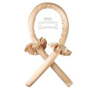 Set de Rizador de Cabello Sin Calor, Diadema de Seda con Clips y Coleteros, una Alternativa Nocturna a los Rizadores para Ondas Naturales y Rizos Grandes