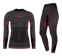 Set de ropa interior Alpinus Outdoor Mora Mujeres Camisa Graphite Pink