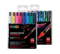 Set de rotuladores de pintura POSCA PC-1MR/PC-5M (16 piezas)