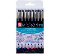 Set de rotuladores talens sakura pigma micron pn 8 piezas multicolor