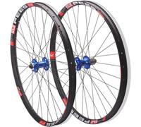Set de Rueda de Bicicleta 26 27.5 29 Pulgadas Ruedas de Bicicleta de montaña Disc Freno 32 Agujeros de aleación de Aluminio Borde de aleación 120 clics