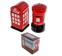 Set de Salero y Pimentero de Cerámica - Cabina y Buzón Londres