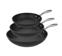 Cecotec Set de Sartenes Polka Fantasy 20-24-28 Bucket Silver. Diámetro 20-24-28 cm, Aluminio Forjado, Revestimiento Antiadherente Whitford Eterna, Libre PFOA, Aptas para todo tipo de cocinas
