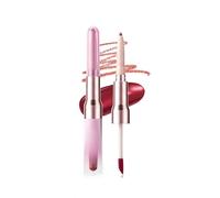 Set de seis colores de doble acabado para labios, barra de labios líquida brillante, barra de labios de larga duración, set de maquillaje (04)