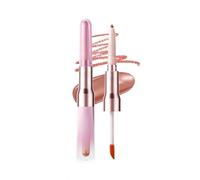 Set de seis colores de doble acabado para labios, barra de labios líquida brillante, barra de labios de larga duración, set de maquillaje (03)