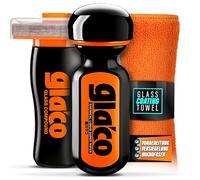 Set de sellado de cristales para autos | Soft99 Glaco Glass Compound Roll On Limpiador profundo + Ultra Glaco Sellador | Repelente de lluvia eficiente para parabrisas hasta 12 meses | Sellado de vidri