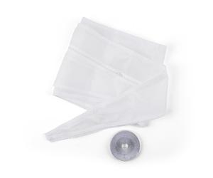 Set de sellado de ventanas 3,9 m cierre de cremallera Cinta velcro