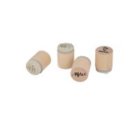 Set de sellos de madera - ARTEMIO - Boda - 20 x 25 mm - 4 piezas - Scrapbooking elegante