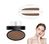 Set de sellos, Set de sellos para cejas a prueba de agua, Herramienta para definir cejas ideal para principiantes, No se corre, Crea una forma natural de (Marrón claro-b)