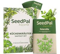 Set de Semillas de Hierbas BIO de SeedPal | Set de 12 Variedades de Semillas de las Hierbas Más Populares para la Cocina | Tu propio Huerto de Hierbas para la Cocina o el Balcón | Semillas de Hierbas
