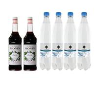 Set de sirope y limonada: Sirope - Grosella negra (2x1L) - Limonada Gilbert (4x1L)