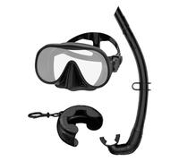 Set de Snorkel para adultos - Panoramic View Diving Equipment, plegable Snorkel Gear with Box, ajustable Strap Design, anti Fog Lens, Lightweight Travel Kit | Snorkel Set for Men Women Lover Athlete