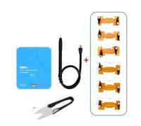 Set de soldadora por puntos, Mini soldador por puntos portátil DIY con bolígrafo de liberación rápida for herramientas de reparación de soldadura de placa de níquel y batería Para taller al aire libre