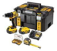 Set de taladro de percusión a batería DeWalt con lámpara DCZ100P2KT-QW