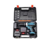Set de taladro percutor inalambrico, con 2 baterias 21V 1,5 Ah, 25+3 Ajuste de Par, 2 Velocidad, Don Feliz