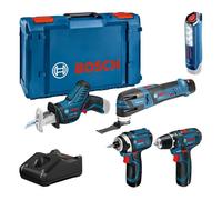 Bosch 5 Tool Kit 12v 3X gba 12v 2.0ah g