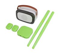 Set de Tambores de Aire Elctrico, Kit de Batera de Tambor de Entrenamiento Porttil 3D de Deteccin de Movimiento (GREEN