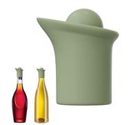 Set De Tapón Y Verdor Para Vino,Conservador De Vino Reutilizable Con Pico Verdor | Accesorio Reutilizable Silicona Para Cocina Casa Bebidas Aceite De Oliva