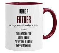 Set de taza y caja de regalo para el día del padre con regalo para el día del padre, regalo de hija o hijo, regalo para papá, cumpleaños, Navidad, regalo para papá, padre o hermano, regalo
