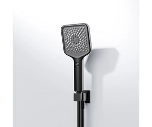 Set de teleducha Steinberg Serie 342, 3421670S, Color: negro mate