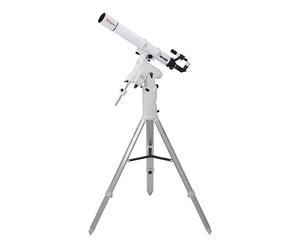 Set de telescopio Vixen SX2WL A80Mf con Montura Goto WiFi, Distancia Focal de 910mm, Lente acromática de 80mm, Control por Smartphone, 2 oculares Plossl y trípode metálico Estable