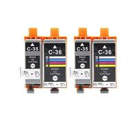 Set De Tinta, Compatible con Canon, PGI-35 CLI-36 for IP100 IP110 | For Impresoras Serie TR150, IP100B, Mini260, 320, Juego De Cartuchos Compatible(2 set)
