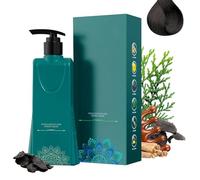 Set De Tinte De Larga Duración Con Fórmula Suave, Colorante Nutritivo De Origen Vegetal, Champú Natural Y Duradero Para Cubrir Canas, Tinte Natural Con Champú (Té negro)