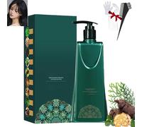 Set De Tintes Para El Cabello De FóRmula Suave Y Larga DuracióN, Crema Colorante Para El Cabello A Base De Plantas,Cobertura De Canas,Con Champú Natural Nutritivo (Negro natural, Talla)