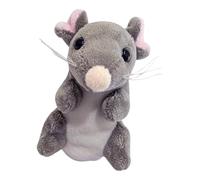 Set de títeres de dedo - Muñeca de personaje de roedor de felpa, juguete de teatro en miniatura | Sesiones de juego imaginativo de accesorios para narración de cuentos que funcionan con construcción d