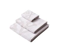 Set de Toallas de baño Calavera (tocador 30x50cm + Manos 50x90cm + baño 70x140cm) 100% algodón Blanco Scalpers Home