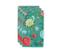 Set de toallas de invitados Good Evening de Pip Studio 3X, color verde, tamaño 30 x 50 x 3