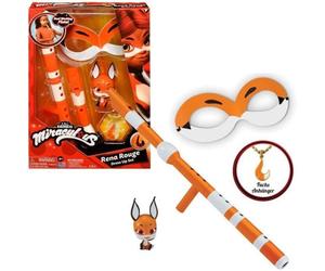 Set de transformación Bandai Miraculous Rena Rouge con Máscara, Medallón y Flauta