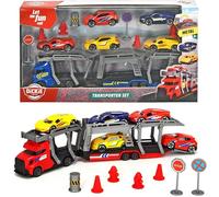 Set De Transportador Dickie Toys Con 5 Coches