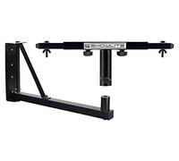 Set de Travesaño Transversal Showlite SAT-02 T con Soporte de Pared | Travesaño para 2 focos, Ancho ajustable sin escalas de 35 cm a 53 cm, Se monta sobre tubo de trípode de 35 mm, Longitud: 42