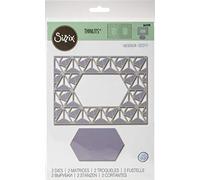 Set de Troqueles Thinlits 2 pzas 664398 Marco de enrejado Geo by Jessica Scott