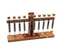 Set de Tubos de Aroma para Puros DIY, 10 Tubos de Vidrio con Soporte