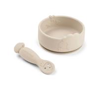 Set de vajilla de aprendizaje para comidas Done by Deer Stick&Stay Sheepy TU