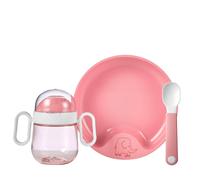 Set de vajilla para bebé Mepal Mio, 3 piezas, Deep Pink