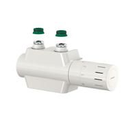 Set De Válvula Simplex Multibloque Con Cabezal Termostático Esquinero De Paso