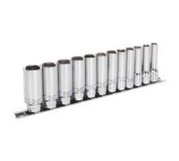 Set de Vasos 12pc 1cmSq Conducir Profundo Atornillables™ 6pt Métrico AK2744