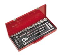 Set de Vasos 32pc 1.3cmSq Drive 6pt Walldrive - Métrico/Imperial - Sealey AK693