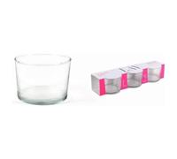 Set De Vasos Lav 3 Piezas De Vidrio Mini BODEGA Transparente 240ml