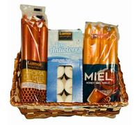 Set de Velas Aromáticas con Cesta de Mimbre - 34 Unidades con Aroma a Miel y Antitabaco - Decoración, Regalo y Bienestar - Ideal para Hogar, Meditación y Spa