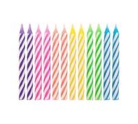 Set de velas de colores 6 cm - 24 unidades
